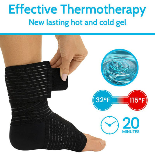 Hot And Cold Ankle Sleeve - Medium - hot-and-cold-ankle-sleeve