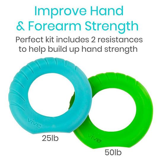 Ergonomic Ring Grips - Hand & Forearm Strength - ergonomic-ring-grips