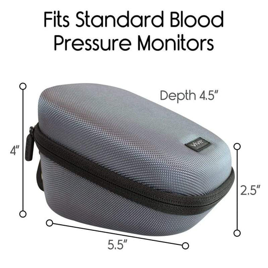 Blood Pressure Monitor Case - Gray - blood-pressure-carrying-case