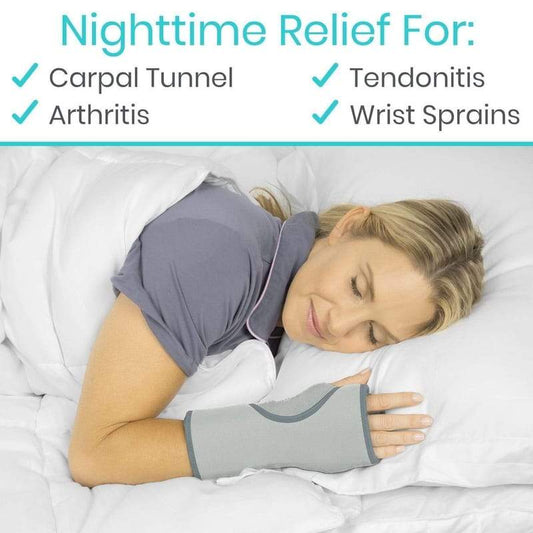 Overnight Wrist Brace - Grey - carpal-tunnel-brace