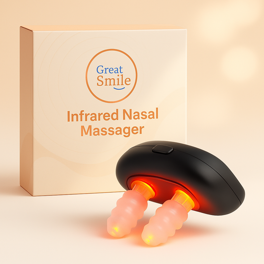 BreatheLite™ Infrared Nasal Massager – Cordless Comfort & Daily Relief