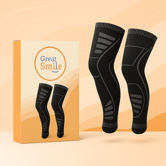 StrideEase Compression Socks – 15-20 mmHg Support for Travel, Work & Recovery
