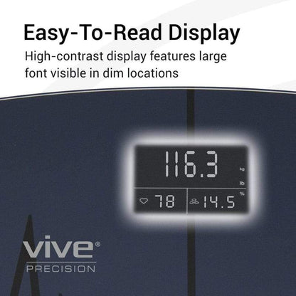 Digital Heart Rate Scale Compatible with Smart Devices - heart-rate-ito-scales