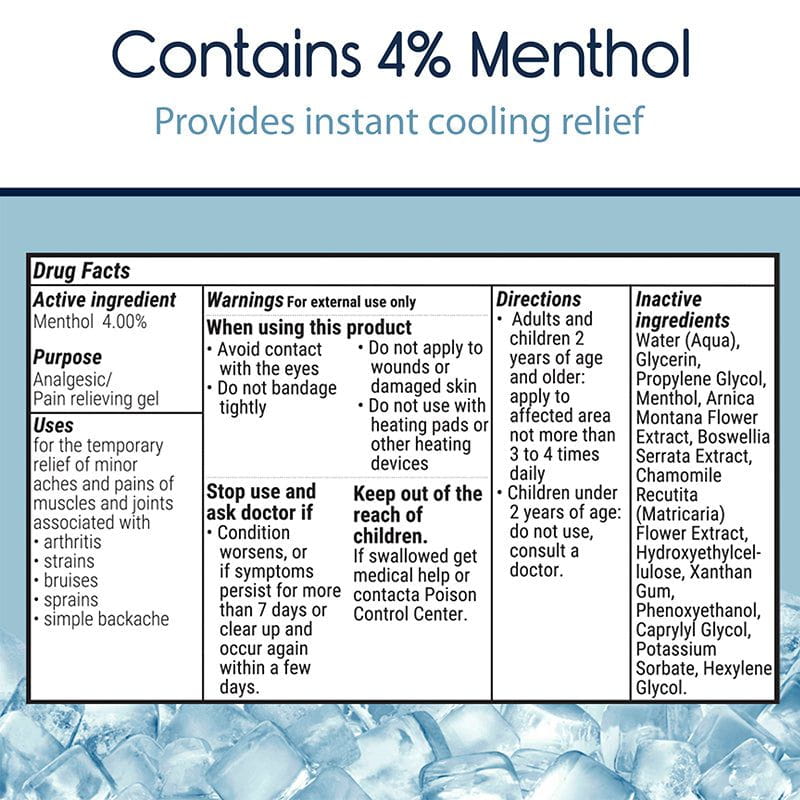 Ultra Freeze Pain Cream - 3oz Roll On - pain-cream