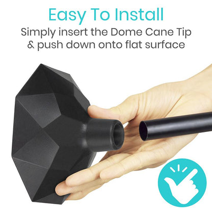 Standing Dome Cane Tip - standing-dome-cane-tip