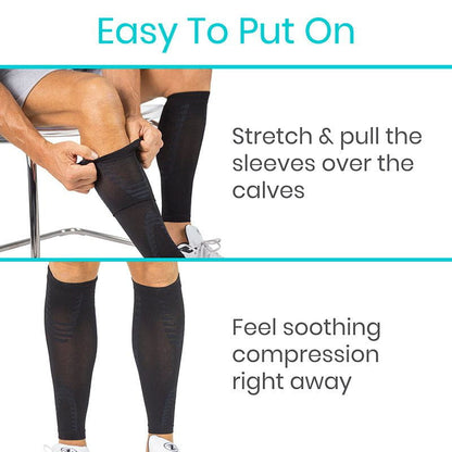 Calf Compression Sleeve - Pain & Swelling Relief - calf-compression-sleeve