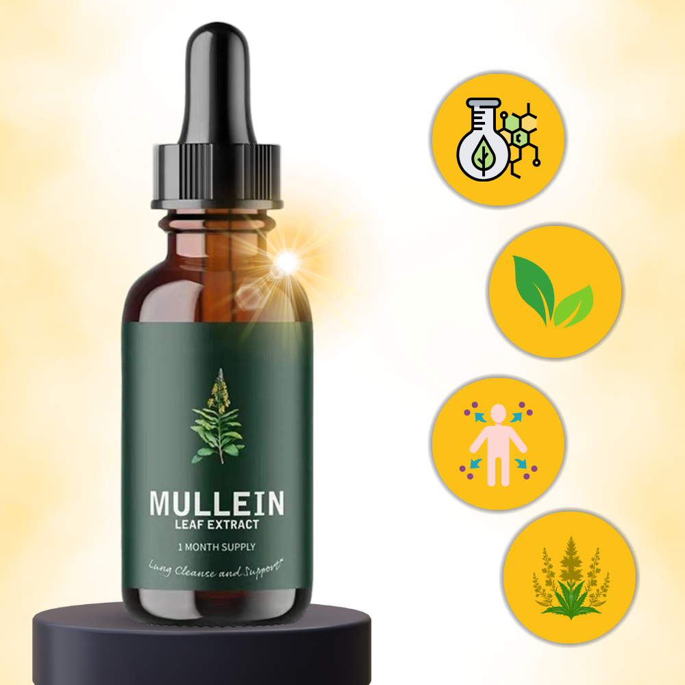 EverVita Mullein Leaf Capsules – Gluten-Free Herbal Lung Support Supplement