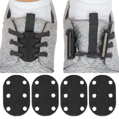 Magnetic Shoe Closures - Black - magnetic-shoe-laces