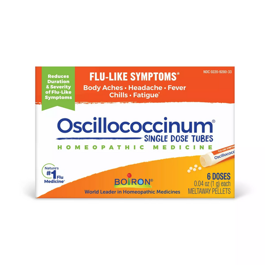 Boiron Oscillococcinum Anas Barbariae Cold, Cough or Flu Dissolving Tablets - 6ct