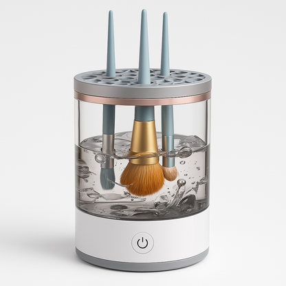 GlowSpin™ Makeup Brush Cleaner – Electric Deep Clean & Quick Dry