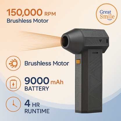 AirBlaze Pro Cordless Air Duster – 110K RPM, Type-C Rechargeable